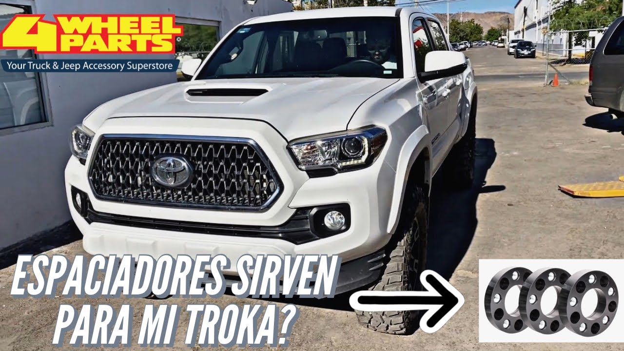 ESPACIADORES A UNA TACOMA 2019 REALMENTE FUNCIONAN? WHEEL SPACER || BARBAS GARAGE