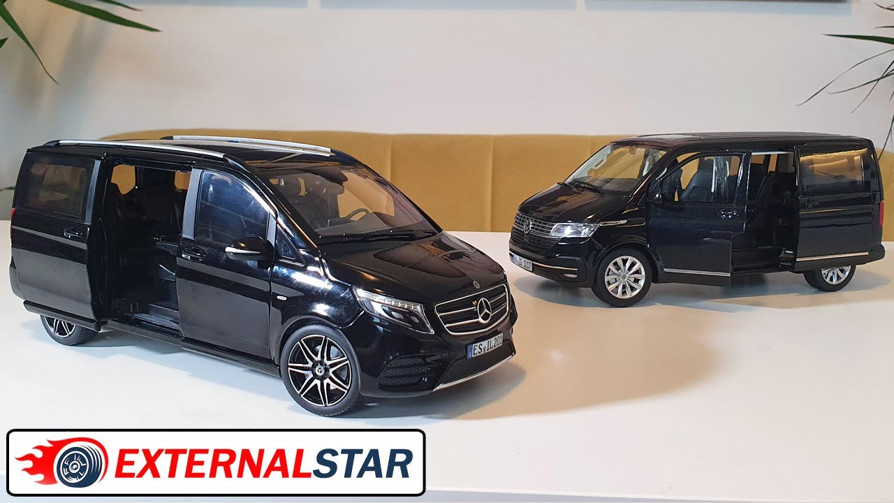 Обзор: Mercedes Benz V-Class AMG 2018 1:18 от Norev