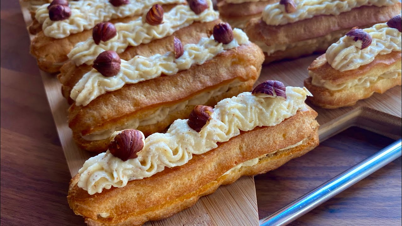 Eclairs au Praliné Maison