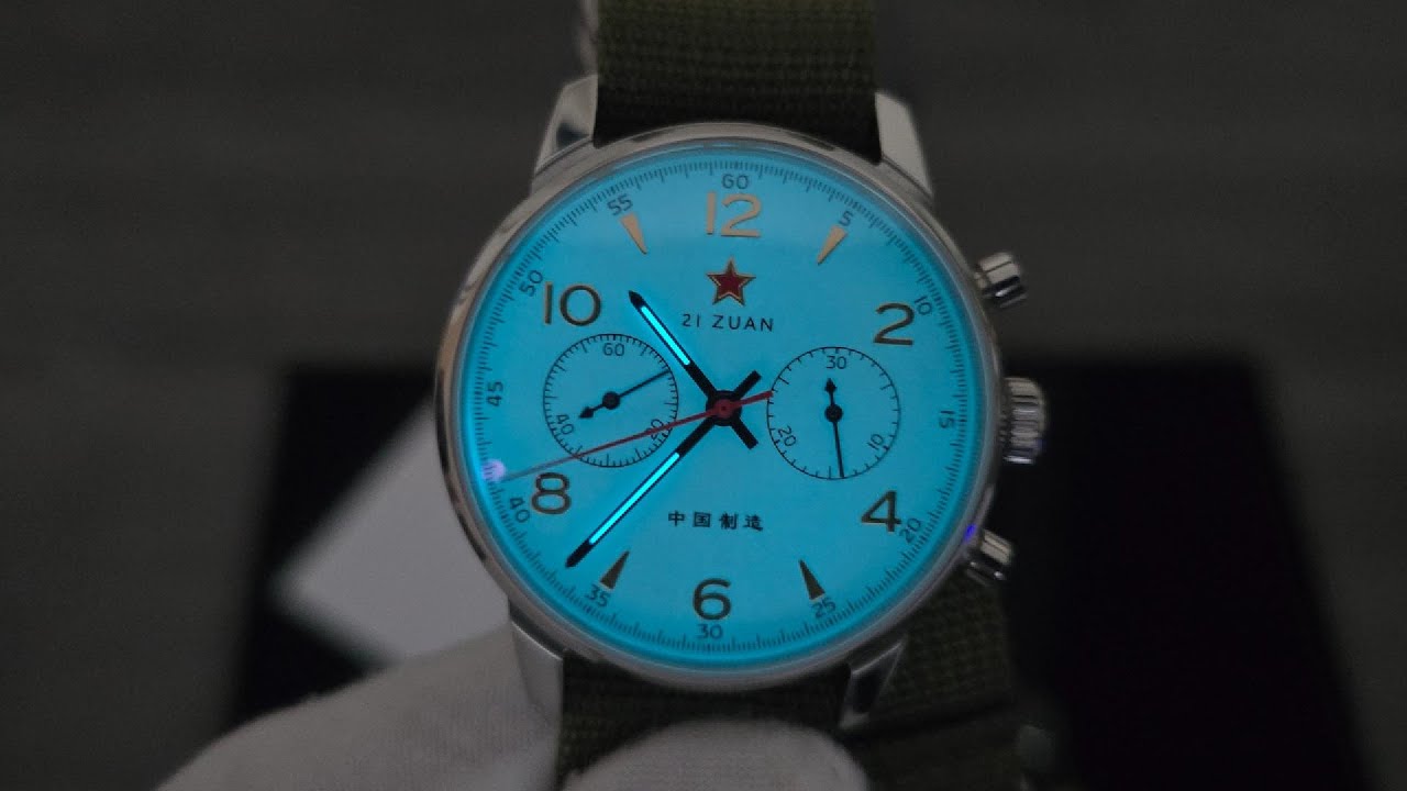 A Seagull ST1901With a Fully Lumed Dial!