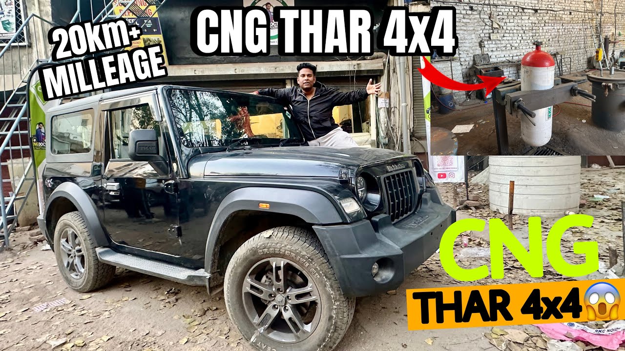 Installing CNG in My Mahindra Thar 🔥 - Mileage 20Km | 100% Working😍