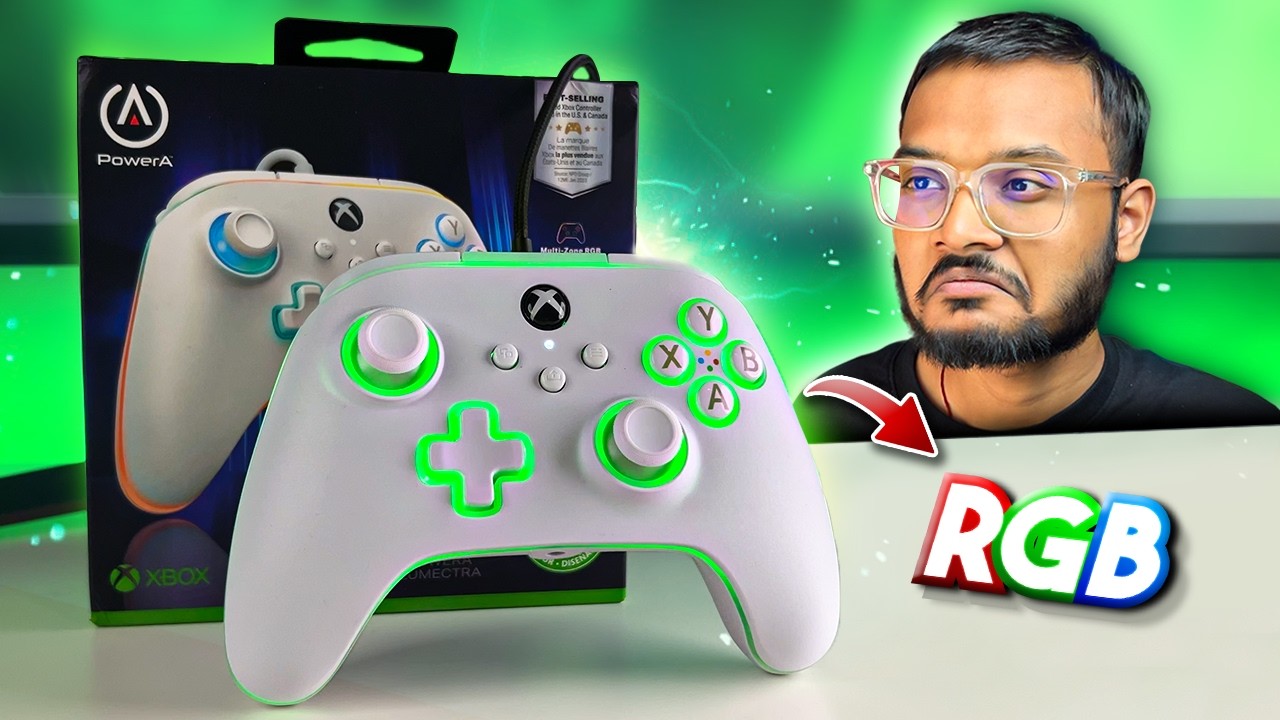 This Controller has customizable RGB | PowerA Advantage Controller with Lumectra