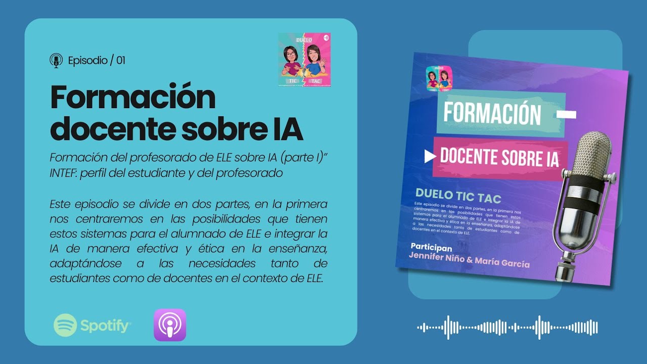 #1 SEXTA TEMPORADA: FORMACIÓN DE DOCENTE SOBRE IA