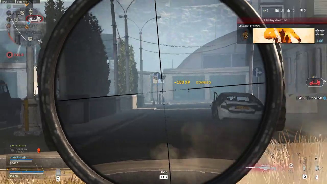 Cod MW warzone 2 piece snipe!