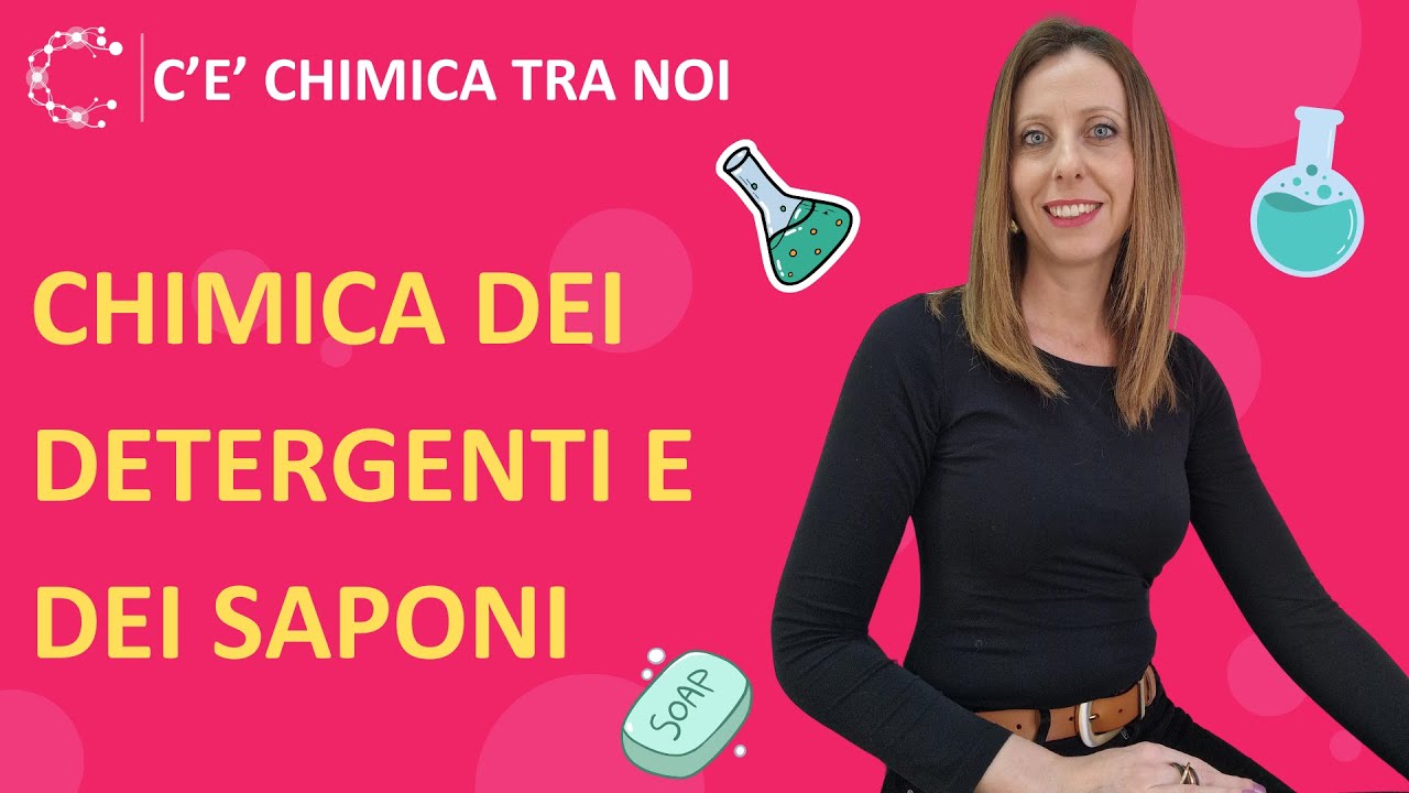 Dalla saponetta ai detergenti hi-tech: la chimica dei prodotti che usi ogni giorno.