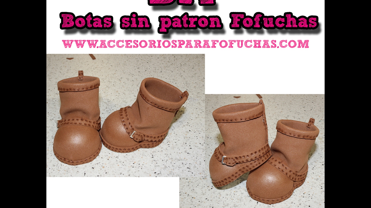 Como hacer unas Botas de Fofuchas El Rincón de Noe