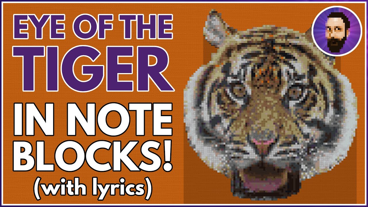 Survivor - Eye Of The Tiger ♪ Minecraft Note Block Song (Lyrics)