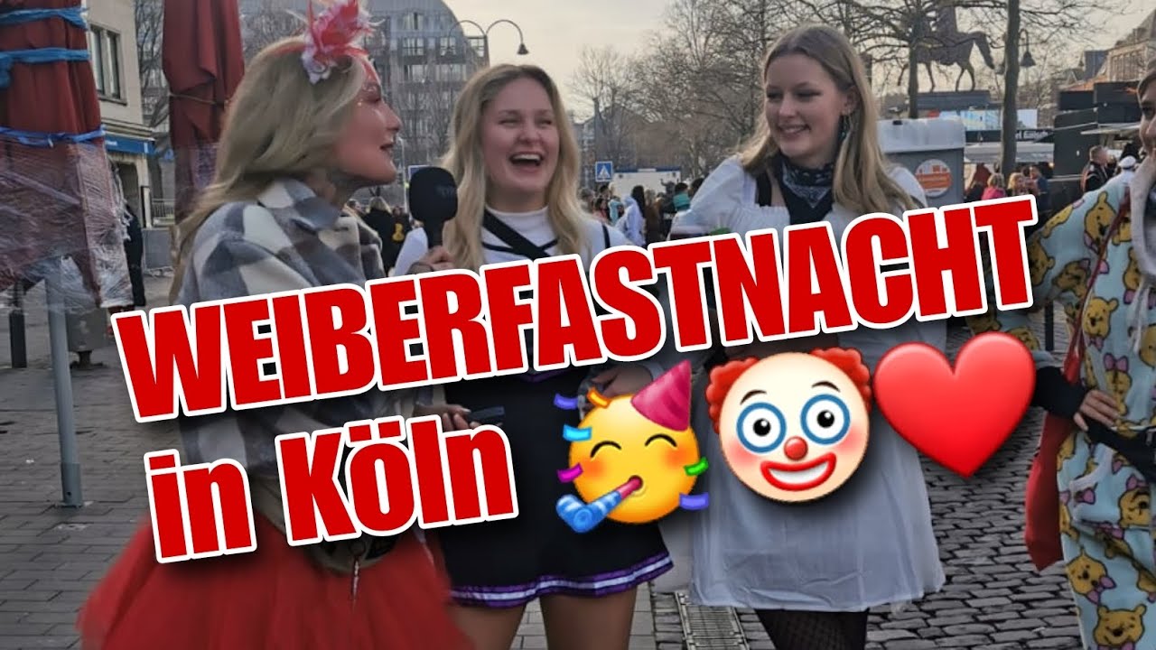 Weiberfastnacht in Köln 🥳😄❤️