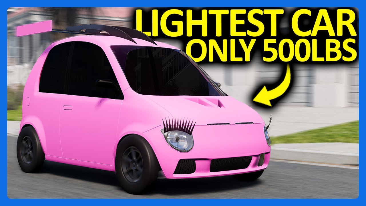 Я построил САМУЮ ЛЕГКУЮ машину в BeamNG...