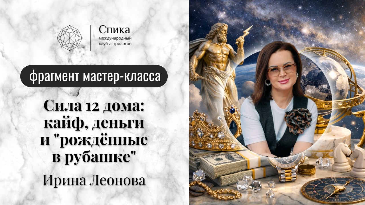 Солнце в 12 доме: почему это не изоляция, а масштаб и удача. Лектор - Ирина Леонова.
