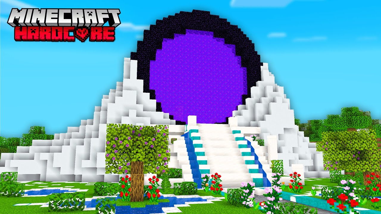 J'ai amélioré le PORTAIL du NETHER sur Minecraft Hardcore