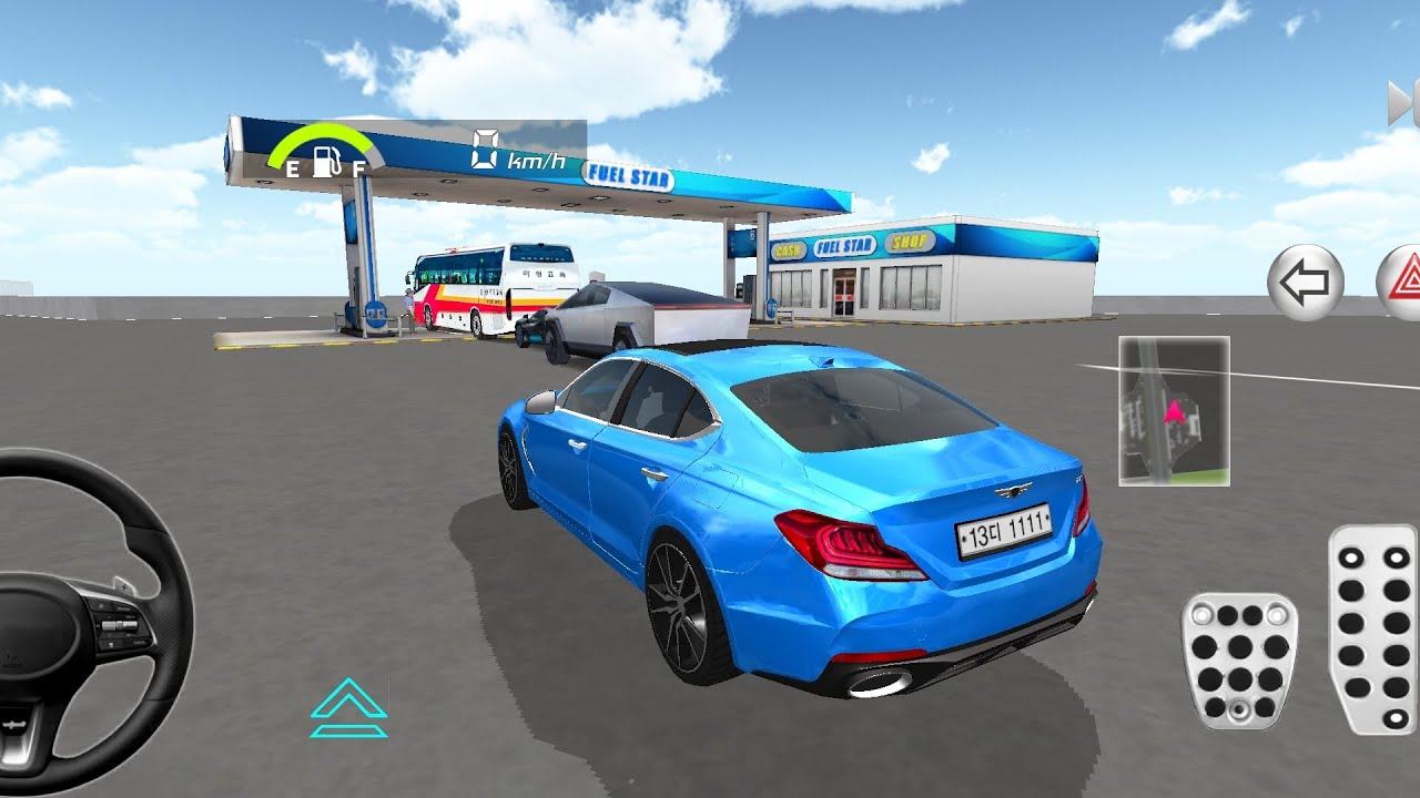 car in Patrol pump ⛽ | | Car driving 3D game supported for Android mobile | | #automobile #cargame