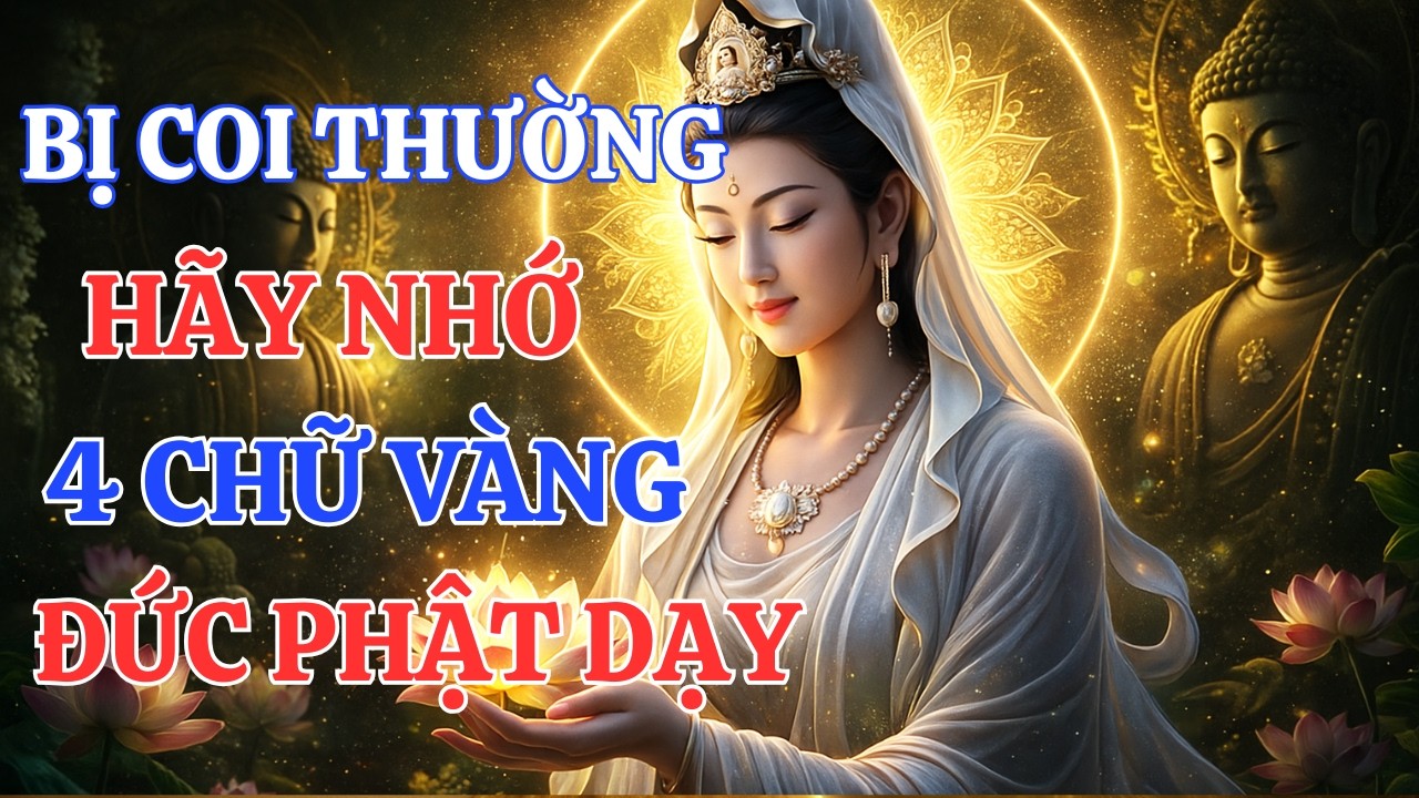 Khi Bị Người Đời Coi Thường: Hãy Khắc Cốt Ghi Tâm '4 Chữ Vàng' Này Của Đức Phật – Đời Tự Khắc An Yên