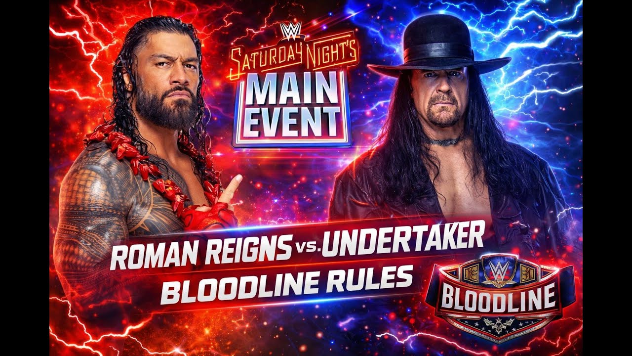 ROMAN REIGNS VS UNDERTAKER | BLOODLINE EXTREME RULES | WWE2K25 GAMEPLAY