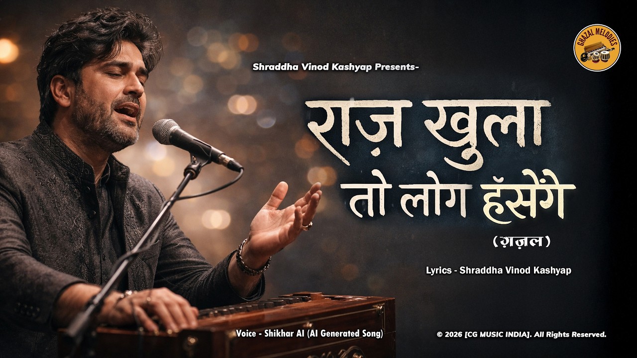 राज़ खुला तो लोग हसेंगे🥺 | New Sad Hindi Ghazal 2026 | Heart Touching Ghazal Audio