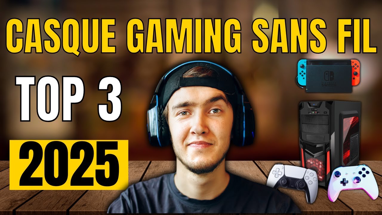 TOP 3   Meilleur Casque Gaming Sans Fil 2025
