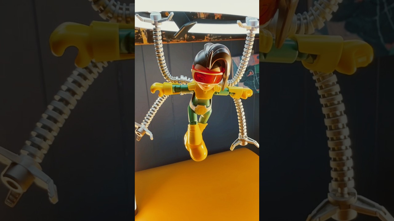 ASMR Unboxing Building Posing Doc Ock! #blokees #asmr #spiderman