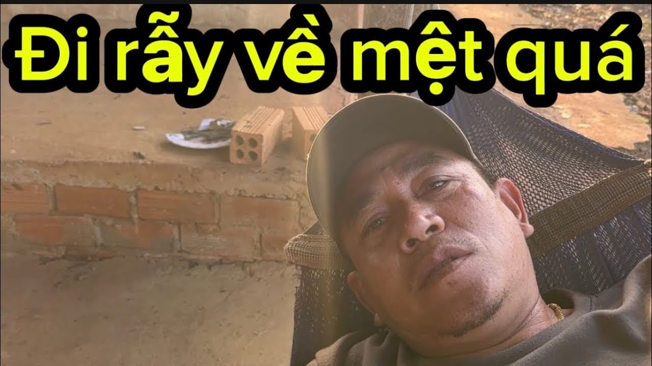 Đi rẫy về mệt quá | Một buổi chiều yên bình ở rẫy.
