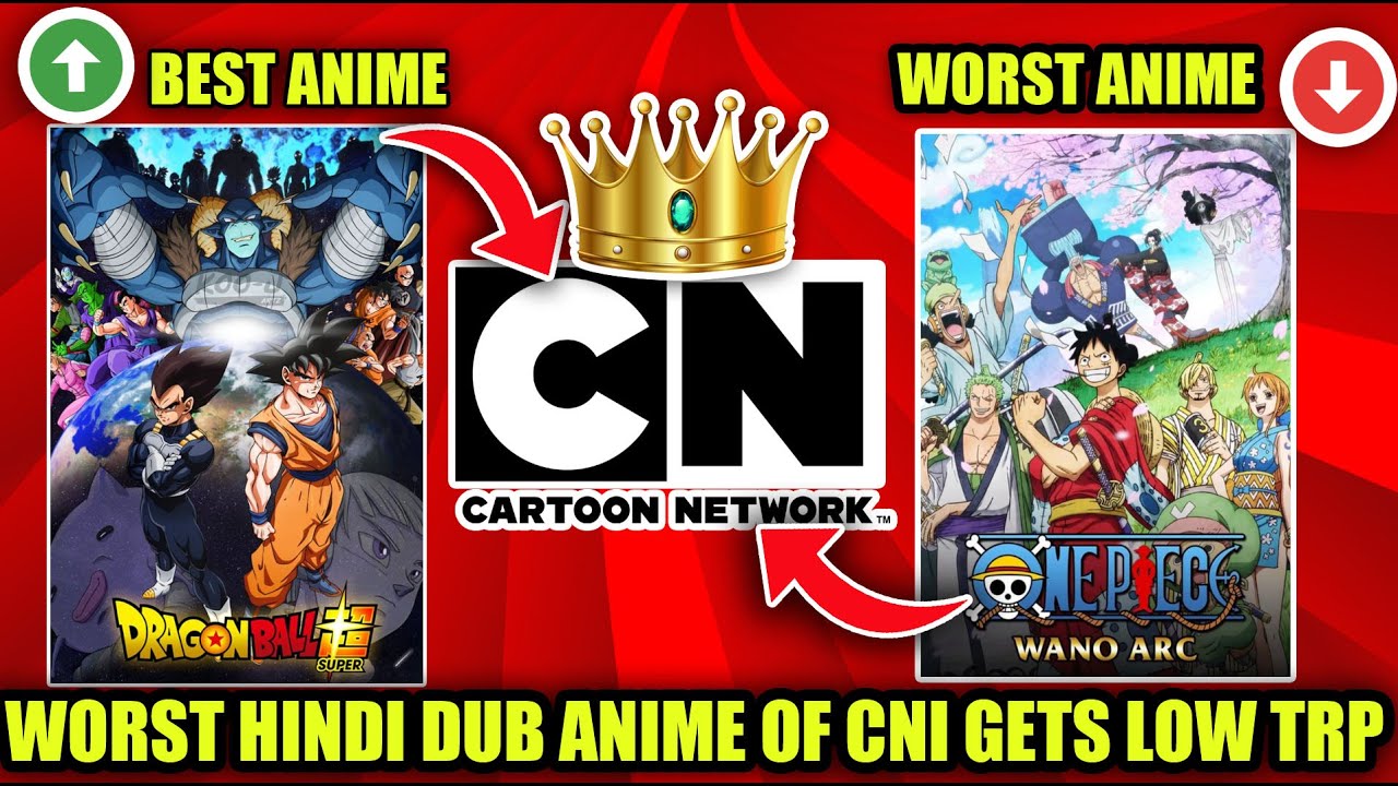 WORST HINDI DUB ANIME OF CARTOON NETWORK GETS VERY LOW TRP ON TV | DRAGON BALL SUPER | ONE PIECE !