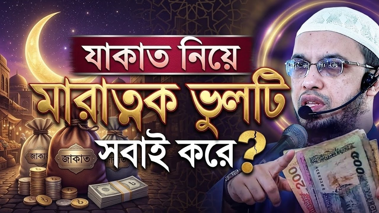 যাকাত দিতে গিয়ে যে মারাত্মক ভুলটি অনেকেই করে | Shaikh Ahmadullah New Waz 2026