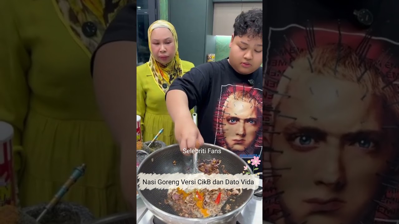Dato Vida Dan Cik B Masak Nasi Goreng Bawang Hangit
