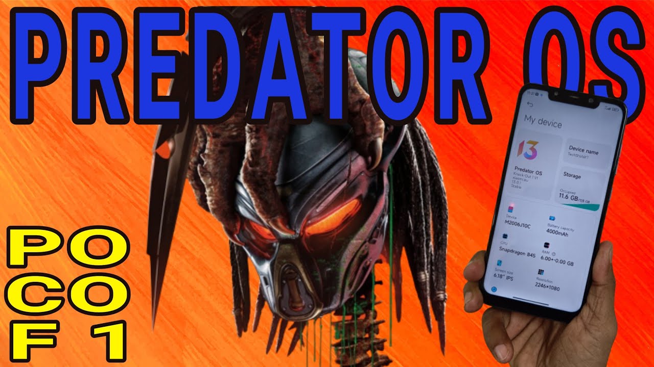 Gaming MIUI 13 Predator OS KnockOut ROM for POCO F1 | Quick Look + Installation #predator #pocof1