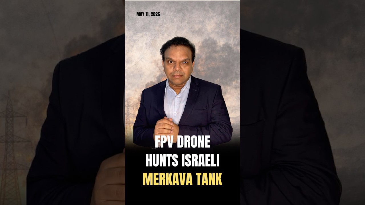 FPV Drone Hunts Israeli Merkava Tank #iran #iranisraelwar #iranwar #trump #missiles #fpvdrone #fpv