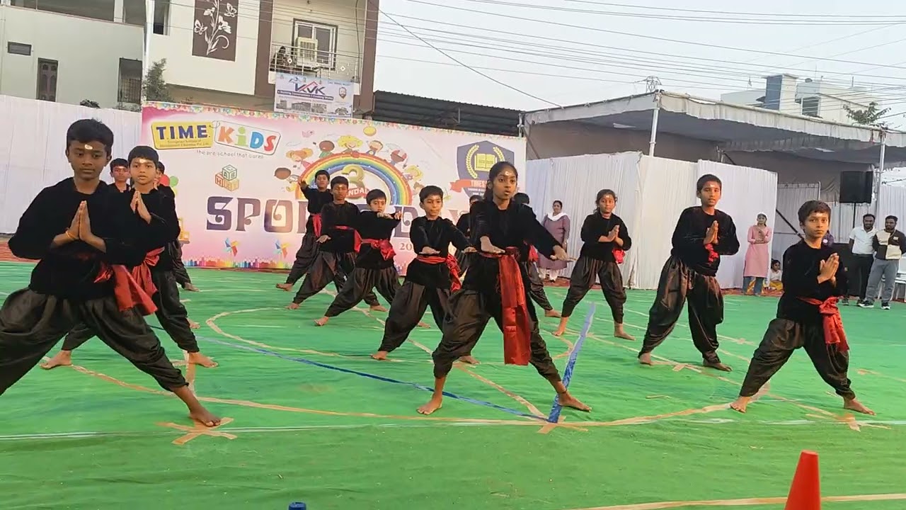 Saisha's yoga performance #annualsportsday #5thclass #timesschool #yoga 