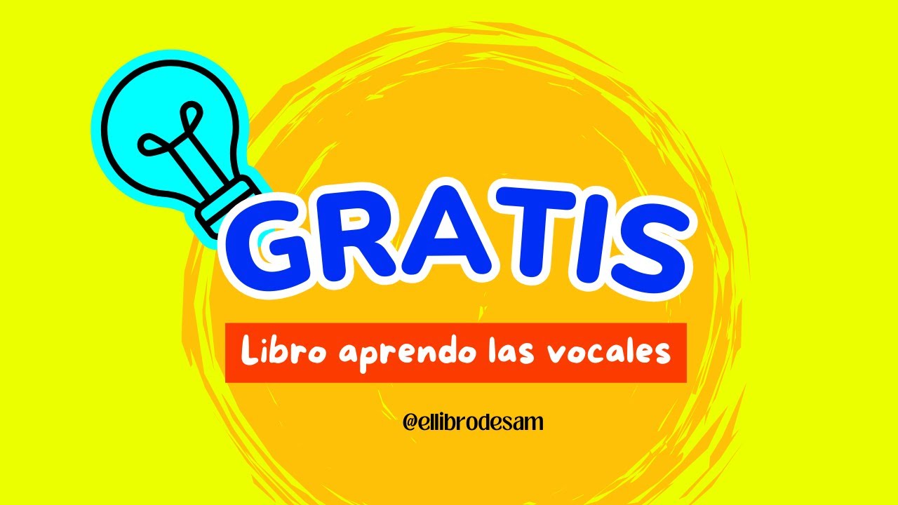 Material educativo: aprendo las vocales.