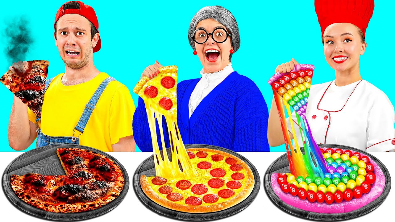 Εγώ εναντίον Γιαγιά Μαγείρεμα Challenge | Νόστιμες Συνταγές Κουζίνας από BaRaDa Challenge