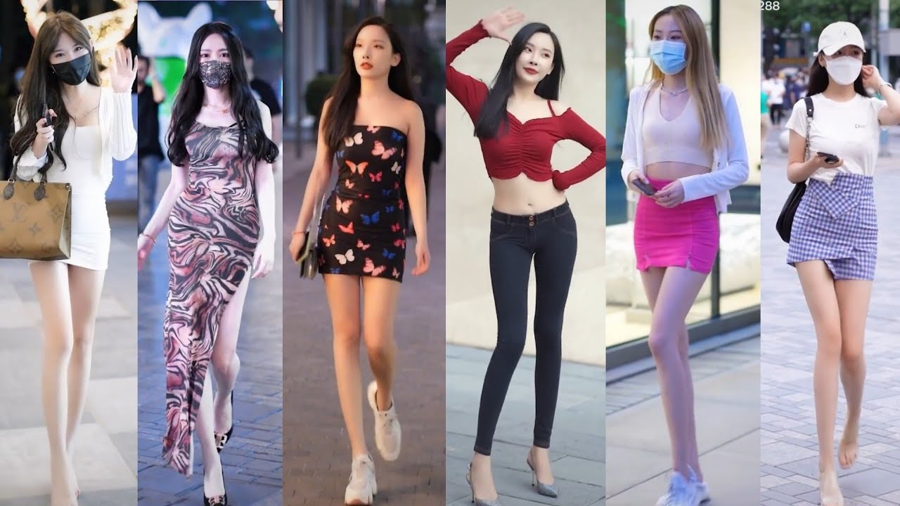 Mejores Street Fashion Douyin China| 抖音街拍穿搭 ！Douyin Tiktok China Thời Trang Đường Phố Ep.215