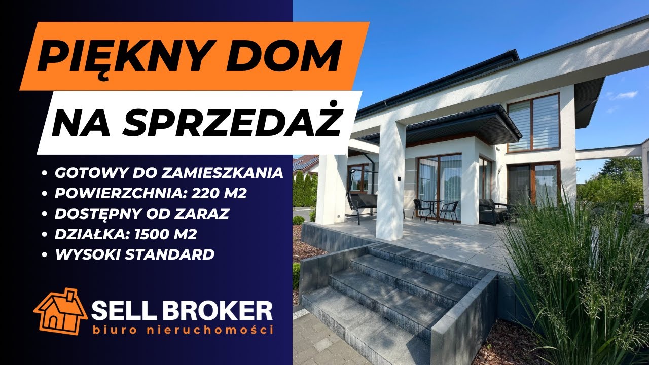Piękna nieruchomość NA SPRZEDAŻ! Wysoki standard! ⭐️ Dom gotowy do wprowadzenia! 🧡