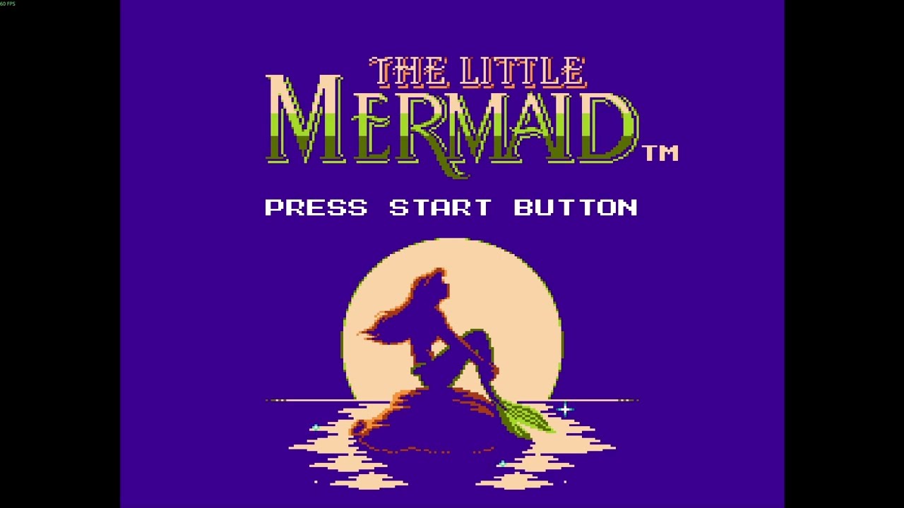 The Little Mermaid (NES) 1991 г. Прохождение.
