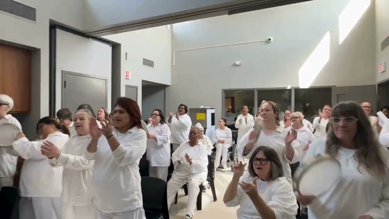 MPU Prodigal Daughters Choir visit to the Mary L. Parker-Reed Women's Health Unit