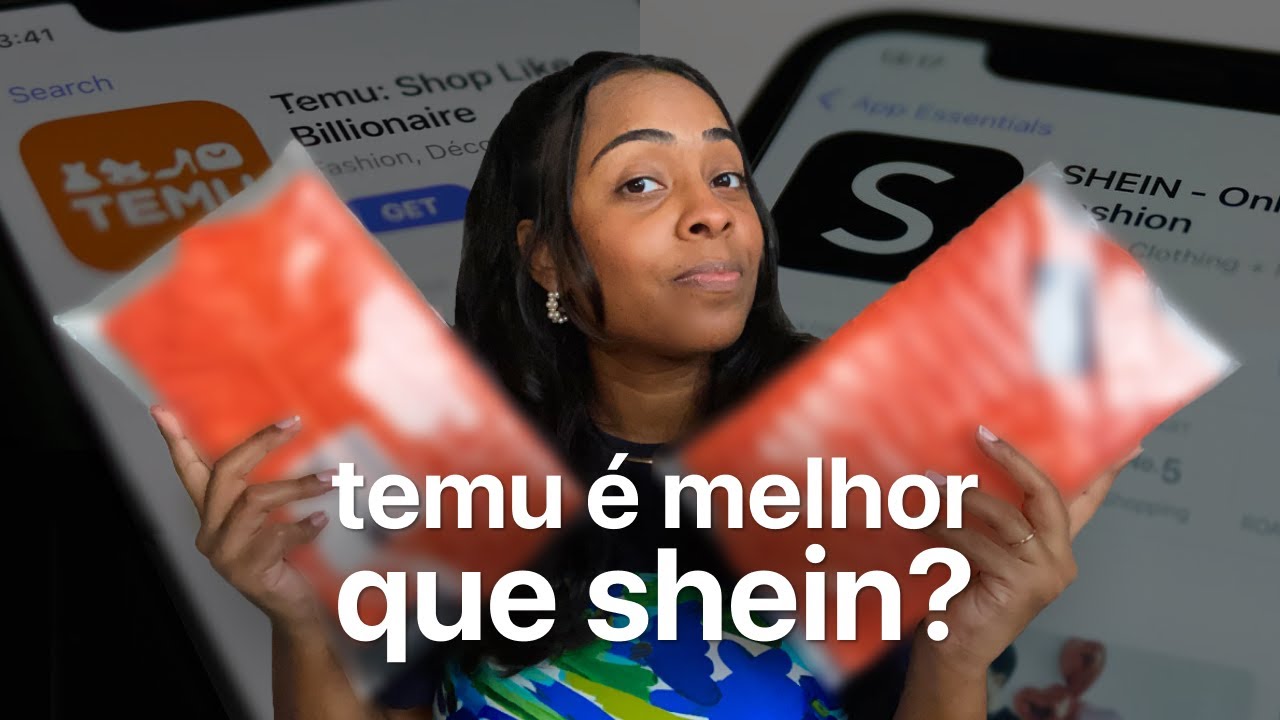 COMPREI a MESMA BOLSA na SHEIN e no TEMU. Veja a diferença!