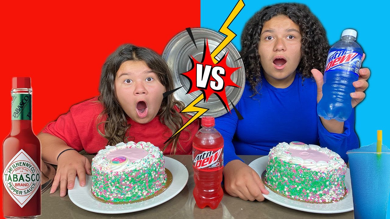 HOT VS COLD FOOD CHALLENGE! || Girl on Fire VS Frozen Girl