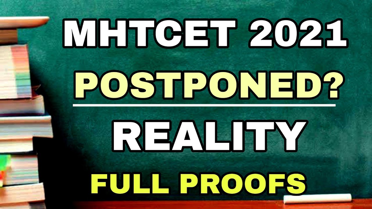 MHTCET 2021 POSTPONED? 😱😱 DETAIL FACTS EXPLAINED | LATEST UPDATES |