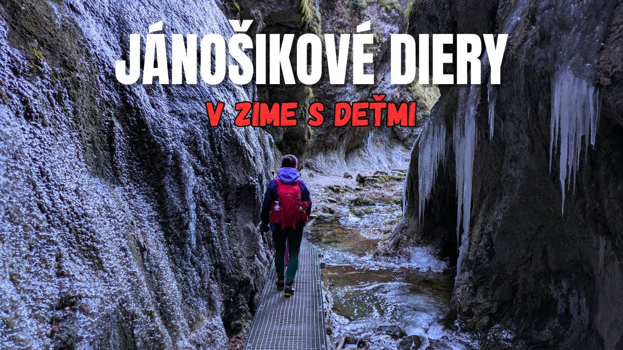 Jánošikové diery v zime s deťmi- Miesto kde sa zastavuje čas