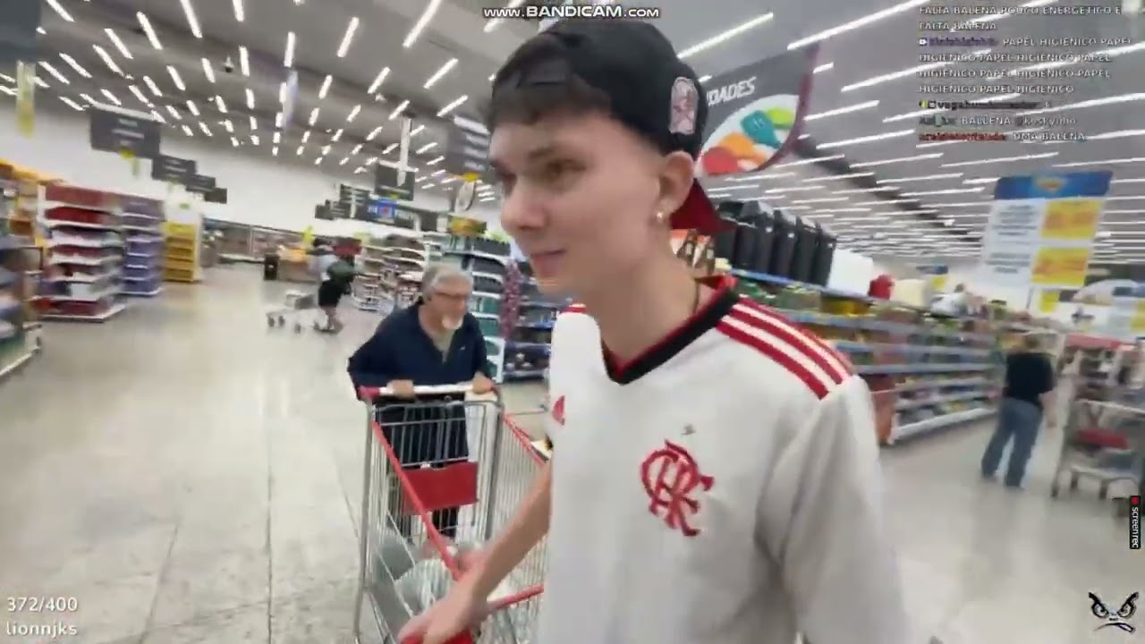 LIVE KOSKY FAZENDO COMPRAS NO MERCADO COM PARCEIRO DALAS