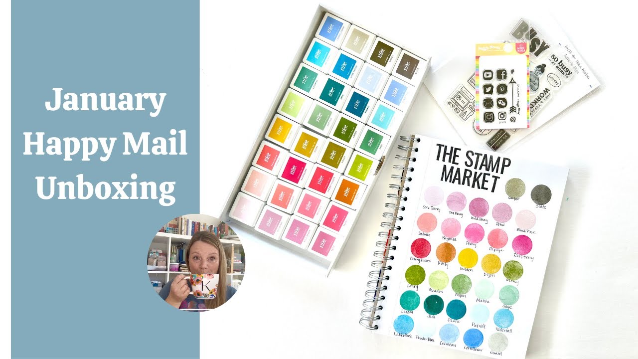 January Happy Mail Unboxing | Supplies from Heba Alsibai, The Stamp Market, and Waffle Flower
