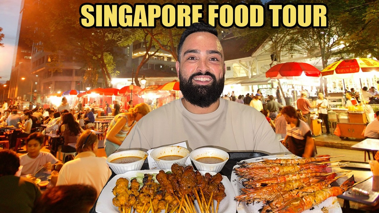 24 часа в сутки наслаждаемся ЛУЧШЕЙ ЕДОЙ в Сингапуре! 🇸🇬