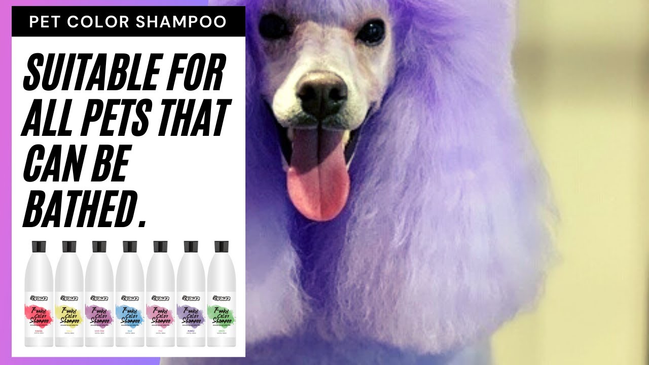 OPAWZ Pet Color Shampoo -  Safe and Gentle Formula For Creative Dog Grooming