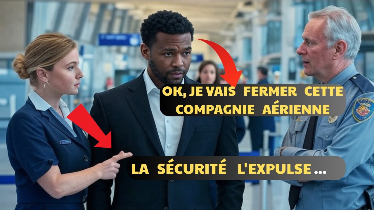 Refus d’Embarquement pour un PDG Noir  Son Coup de Fil Qui Met l’Aéroport à Genoux !