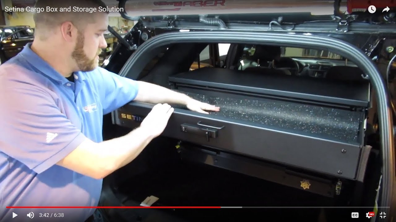 Setina SUV Rear Storage, Organizer, & Cargo Box fits Tahoe, Explorer FPIU, Durango and more