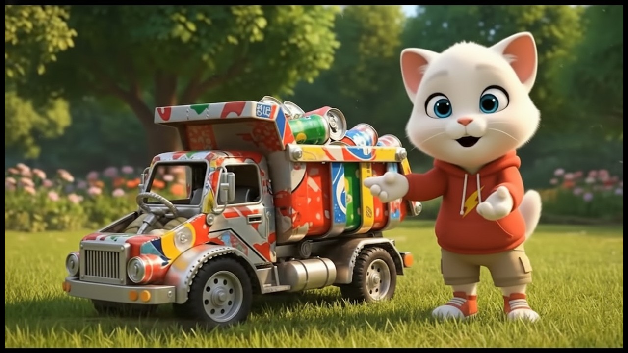 Kitten’s Soda Can Dump Truck Was Mocked — Papa Cat’s Ending Is Unreal | Ai Cat Story