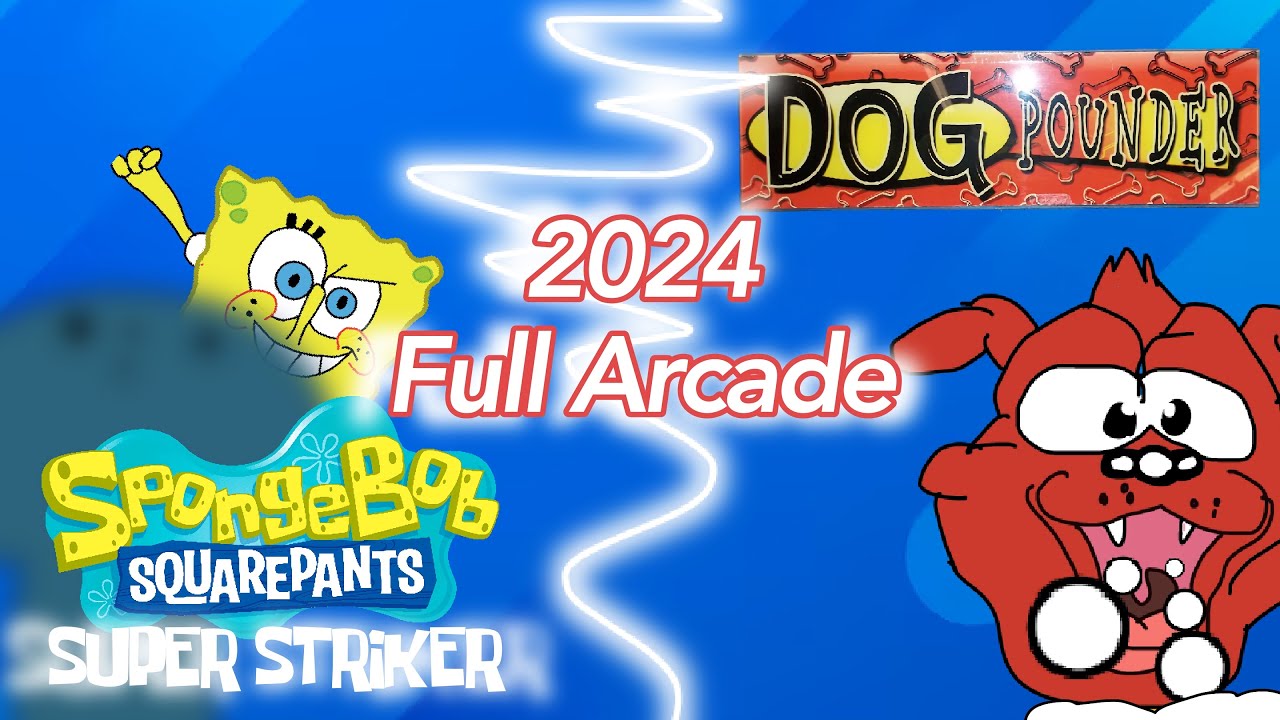 Spongebob SquarePants SuperStriker/Dog Pounder - Full Arcade Osmo Pocket 3 - Chuck e Cheese 2024