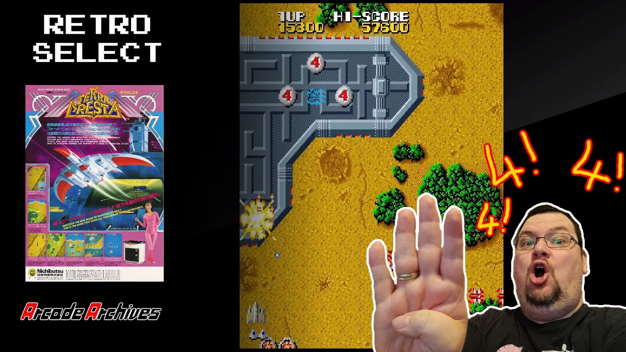 Terra Cresta for Arcade Archives is a shoot 'em up of many parts | Retro Select