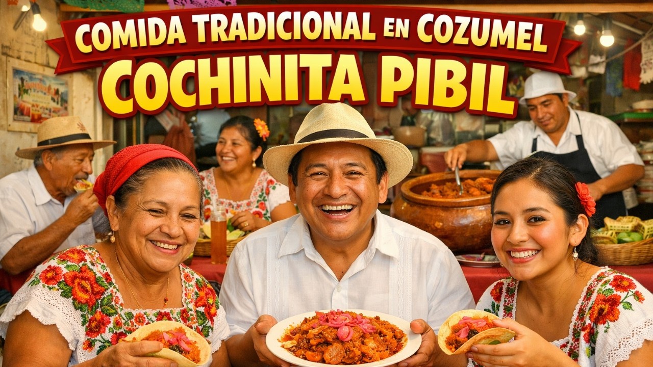 QUÉ SE COME EN COZUMEL? / DOMINGO DE COCHINITA PIBIL - Tradiciones