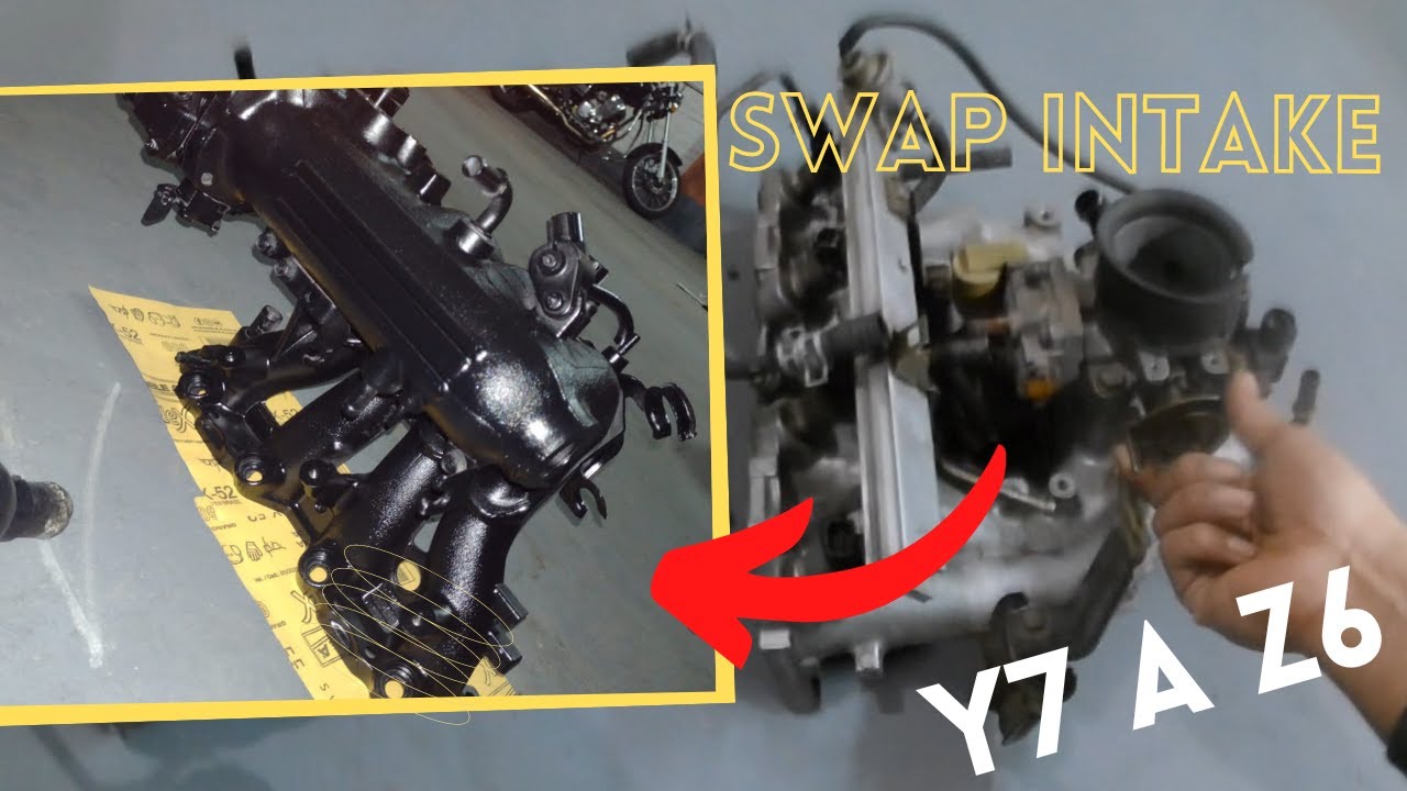 SWAP intake de y7 a z6!🔥🔥, Cambiamos el múltiple de admisión!😳 | Sebastian Bdar