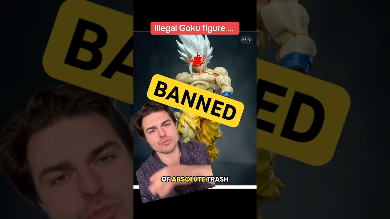 NEW BANNED Goku action figure! Dragonball z
